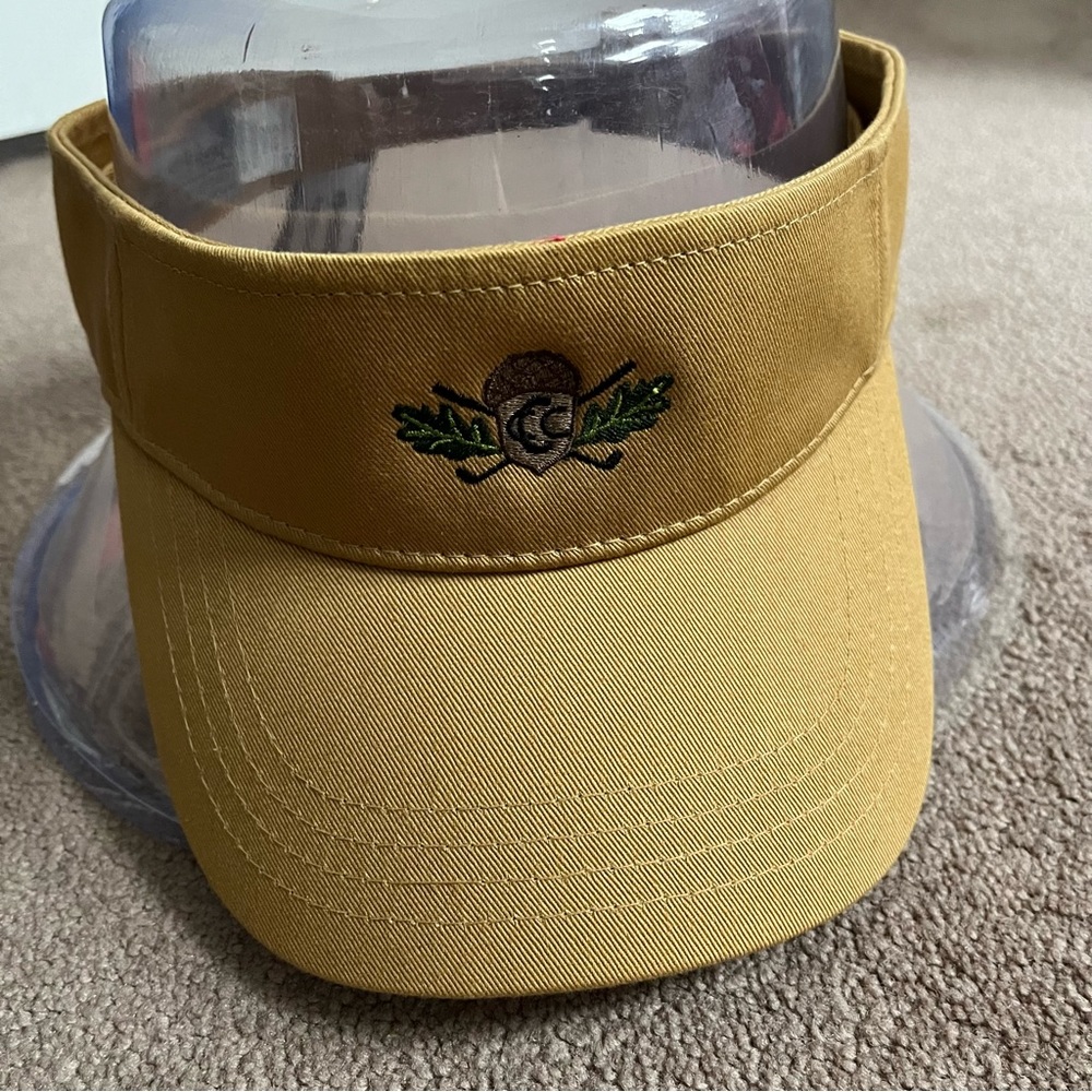 NWT Imperial Unisex Cochecho Country Club Logo Visor with Adjustable Strap